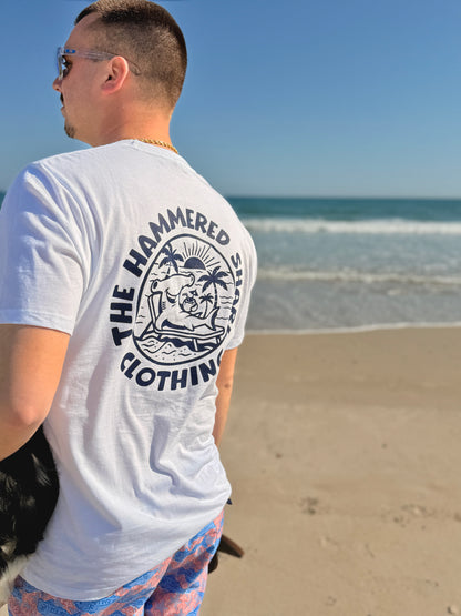 Sea Salt White Tee