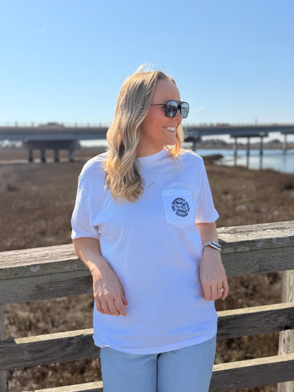 Sea Salt White Tee
